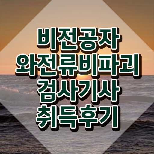  와전류비파괴검사기사 필기 과목 와전류비파괴검사기사 취득자격 집에서 온라인으로 편하게 성공한 방법