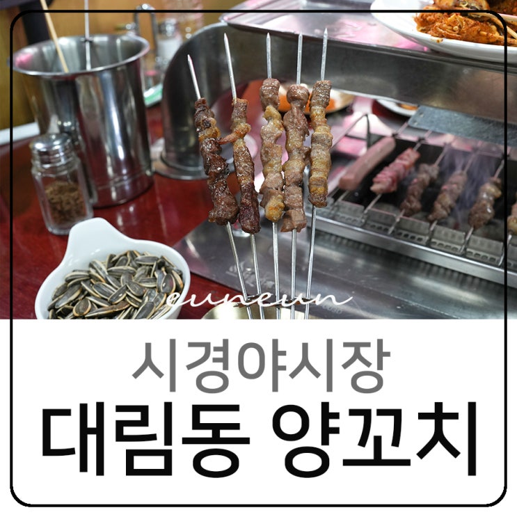  대림동 양꼬치 맛집 시경야시장 대림역 술집