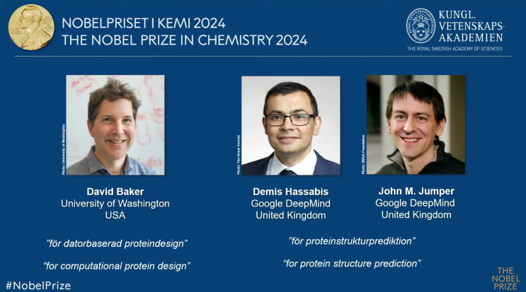 2024년 노벨 화학상-The Nobel Prize in Chemistry 2024