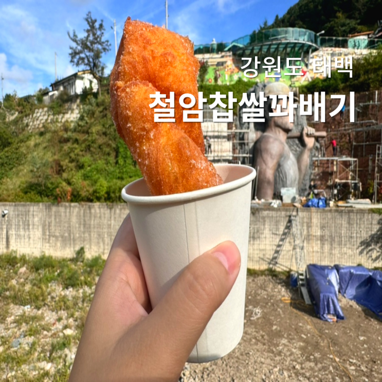  태백 향토 주전부리 철암 찹쌀 꽈배기 맛집