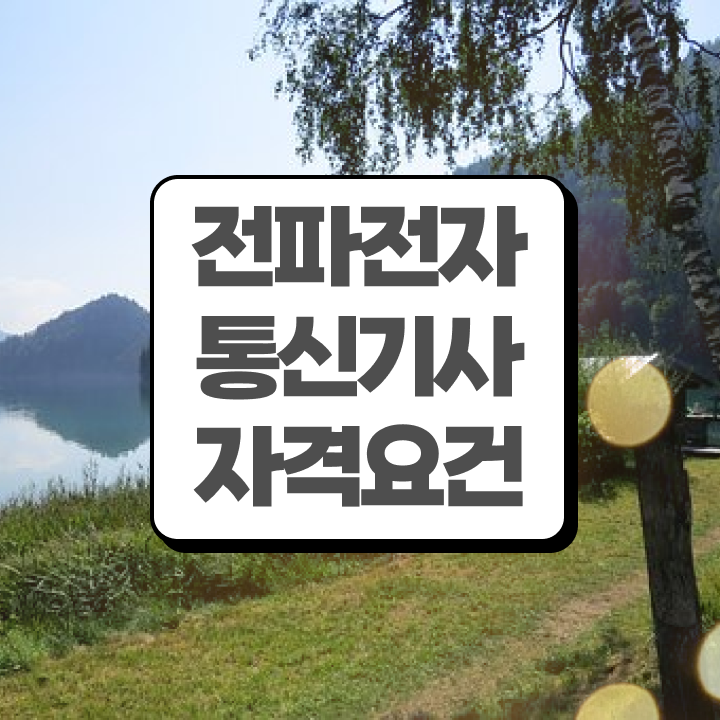  전파전자통신기사 시험자격 독학으로 단기간에 끝낸 노하우
