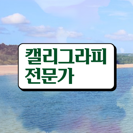  다이소 붓펜 , 캘리그라피전문가 자격증 2주 만에 시험준비 핵심 공개