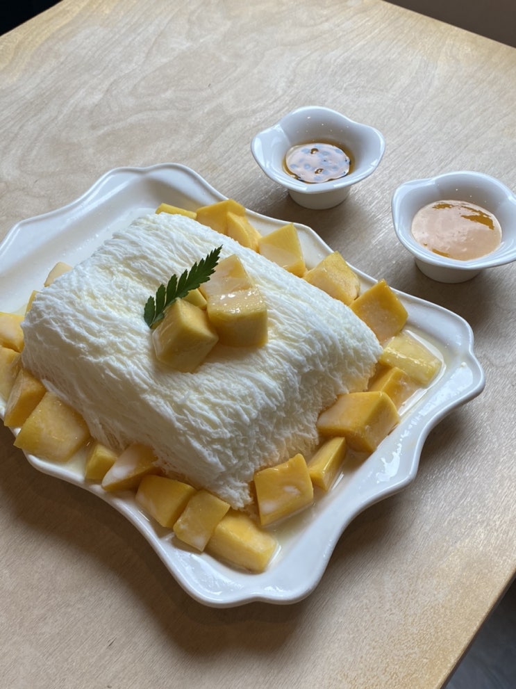  창원 북면 과일 실타래 빙수 - 과수원 세레나데