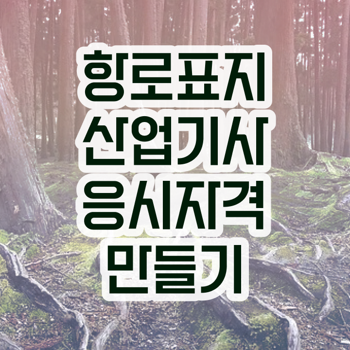  항로표지산업기사 신청 항로표지산업기사 시험자격 학점은행제로 단기간에 성공한 후기