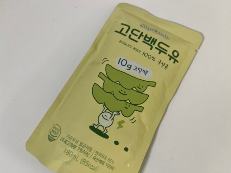  아침부터 든든한 한 팩! 소이프롬 고단백두유로 건강 챙기기