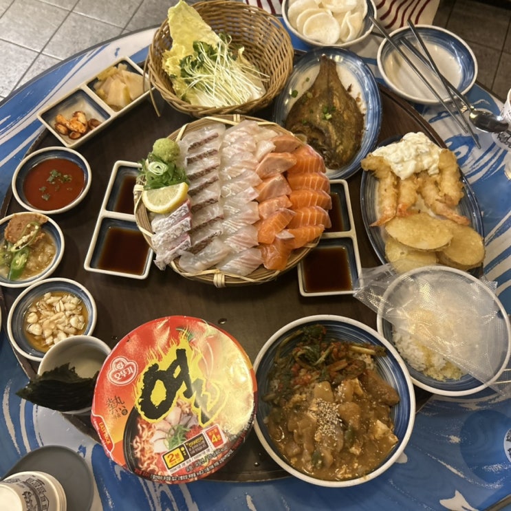  부산 전포 횟집 서면 술집 첨벙 웨이팅 방문후기