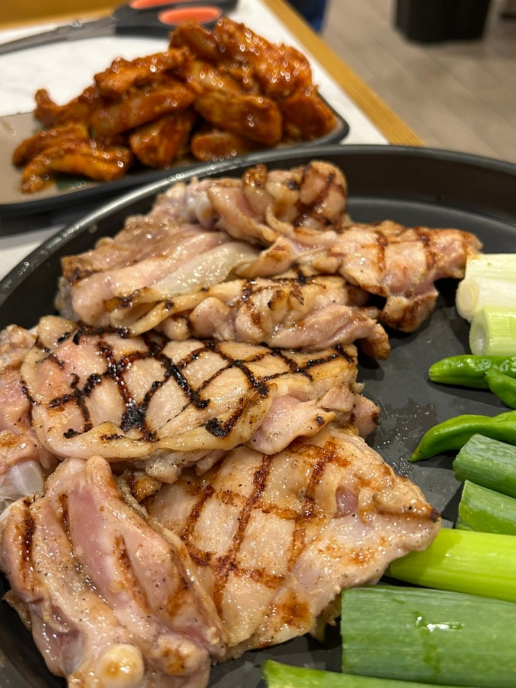  울산 삼산동 고기집 팔각도 숯불닭갈비