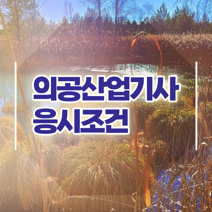  의공산업기사 자격요건 인강만 듣고 빠르게 준비한 과정
