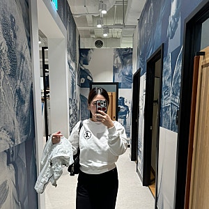유메르 제인 데님 블랙 키작녀에겐 길지만 촤르륵 포근한 겨울바지로 입자