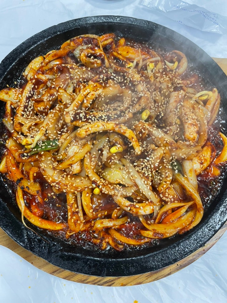  남원 오징어볶음 맛집 만월 현지인 맛집 주차 웨이팅