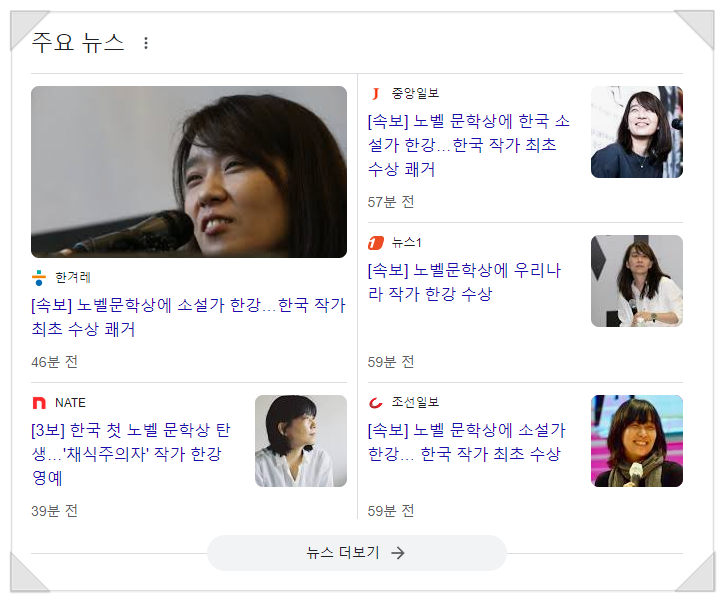  독서하지 않는 나라의 노벨문학상 수상자, 한강