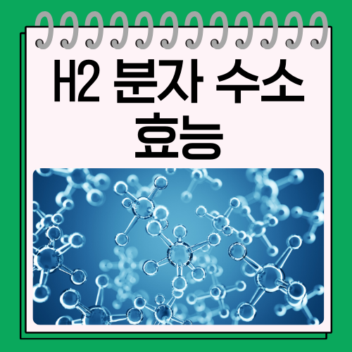 수소수 효능, H2 분자수소 영양제