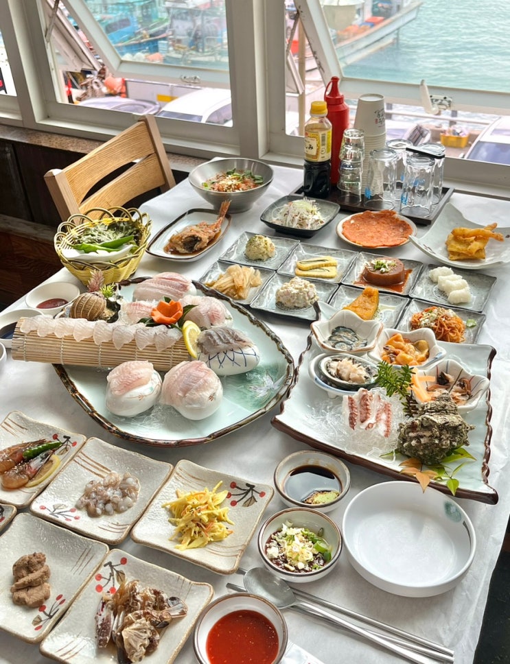  부산 해운대횟집 추천 미포정거장 오션뷰 코스 맛집