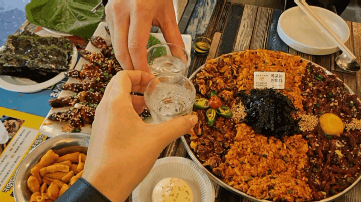  목포 항구포차 낙지호롱이 육꼬비맛집 연희네포차// 목포 애견동반 가능 식당