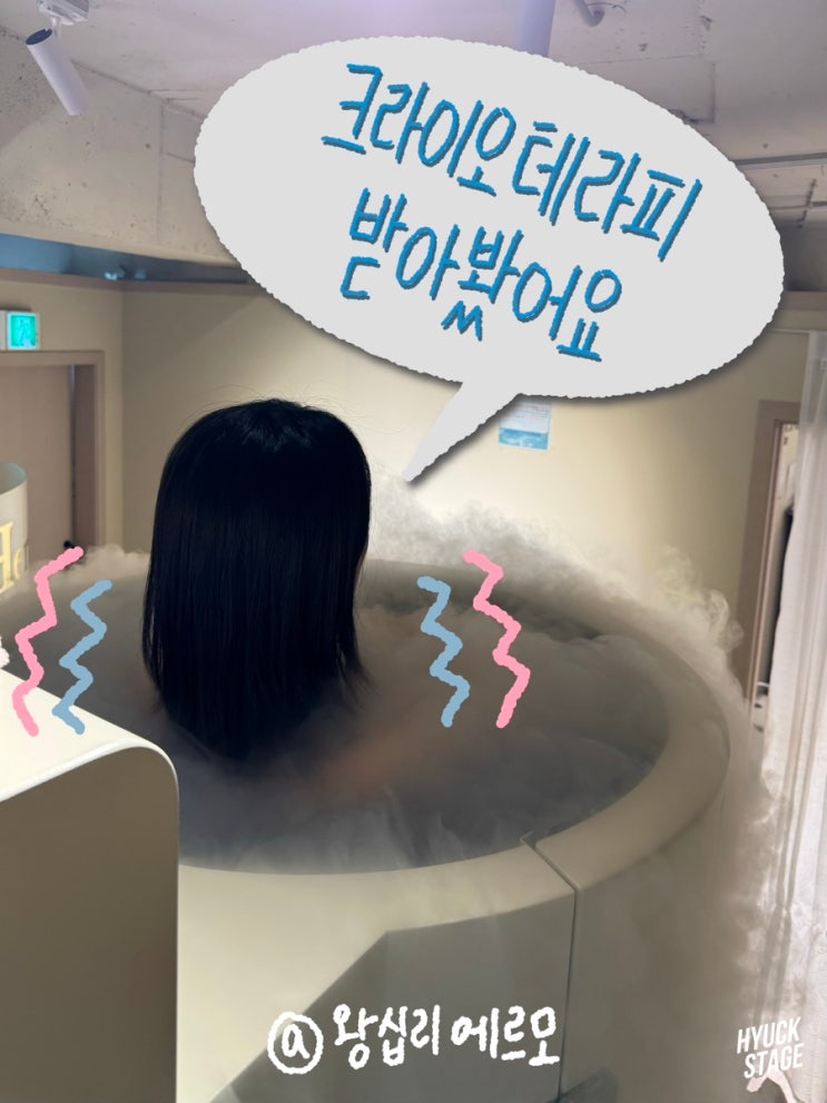  혜리 유튜브 나왔던 크라이오테라피 어디서 받을까? 에르모 크라이오테라피&다이어트 왕십리역점 실제 후기