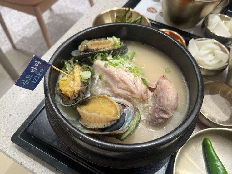  [롯데백화점인천점맛집] 진전복삼계탕에서 특전복삼계탕 맛집