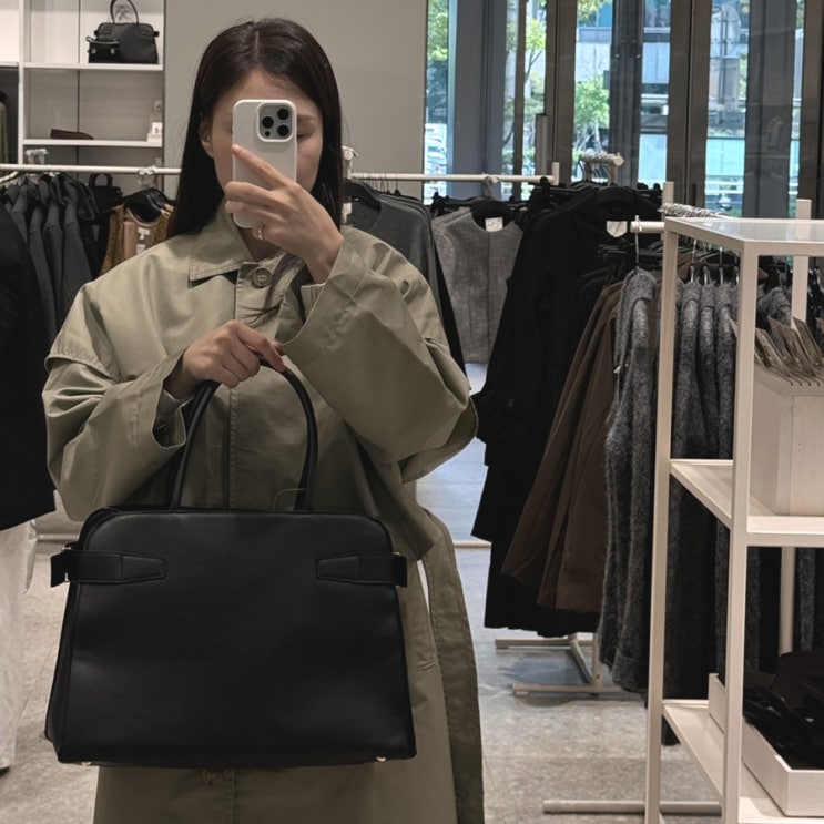 (더로우 맛 신상백) H&M 가방 블랙 쇼퍼백 구매후기