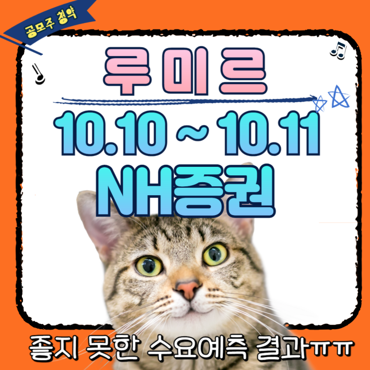  루미르 공모주 좋지 못한 수요예측 결과, 청약해도 될까?
