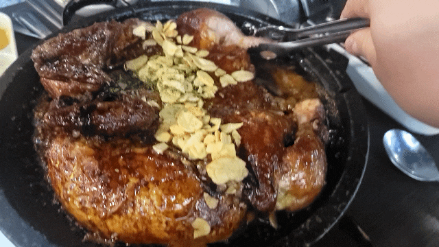  시흥 정왕동 닭껍질 찐맛집 참나무누룽닭 후기