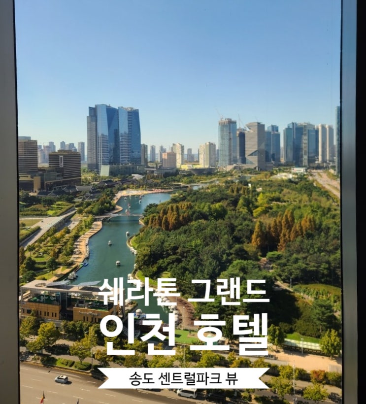  쉐라톤 그랜드 인천ㅣ센트럴파크 자전거 대여ㅣ수영장 조식