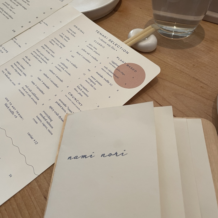  나미 노리 뉴욕 핸드 롤 맛집이라던데.. 과연 맛있을까?