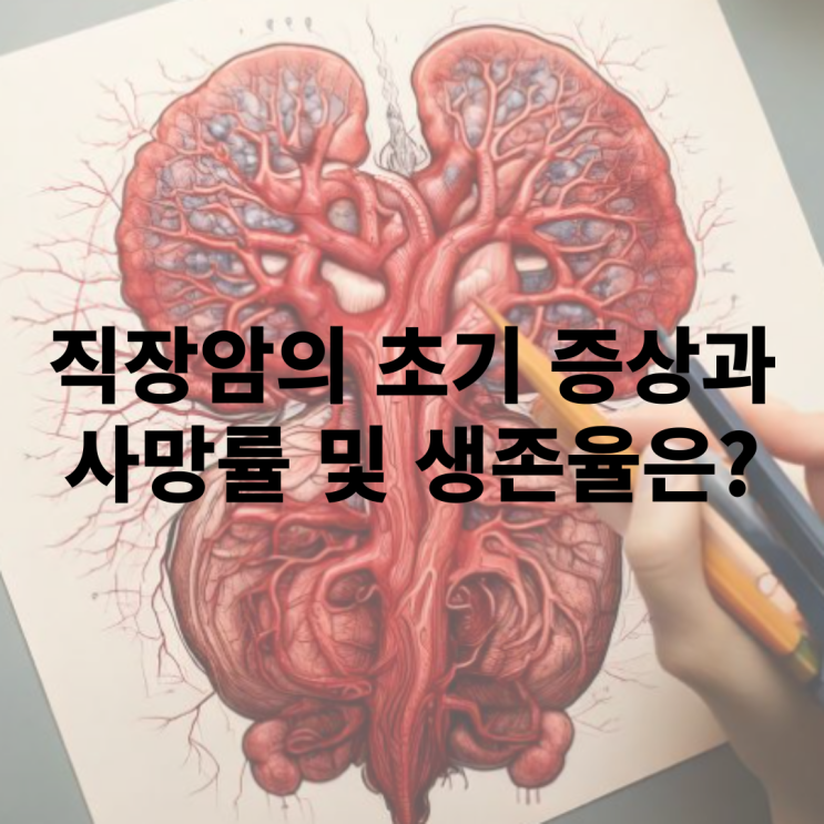  직장암의 초기 증상 및 사망률은 무엇인가?