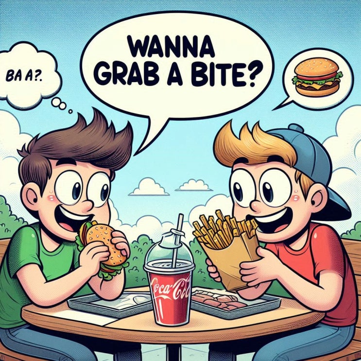  Grab a bite to eat 뭐 좀 먹으러 갈까? 캐주얼하게 말하는 방법