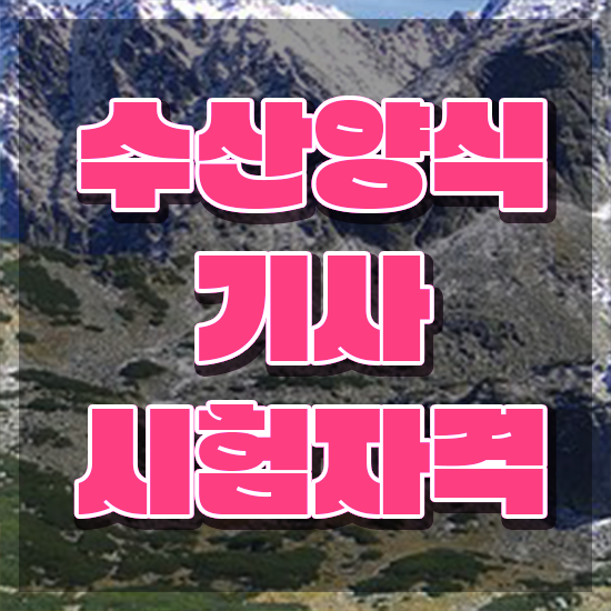  수산양식기사 신청 수산양식기사 자격요건 인강만 듣고 쉽고 빠르게 준비한 후기