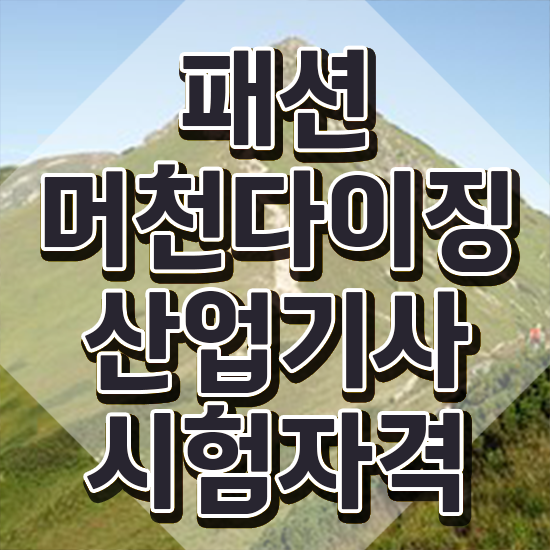  패션머천다이징산업기사 준비물 패션머천다이징산업기사 응시조건 인강만 듣고 간편하게 끝낸 후기