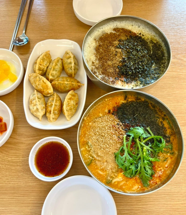  수원 광교 칼국수 맛집 : 자가제면으로 만든 전주식 칼국수 효자면