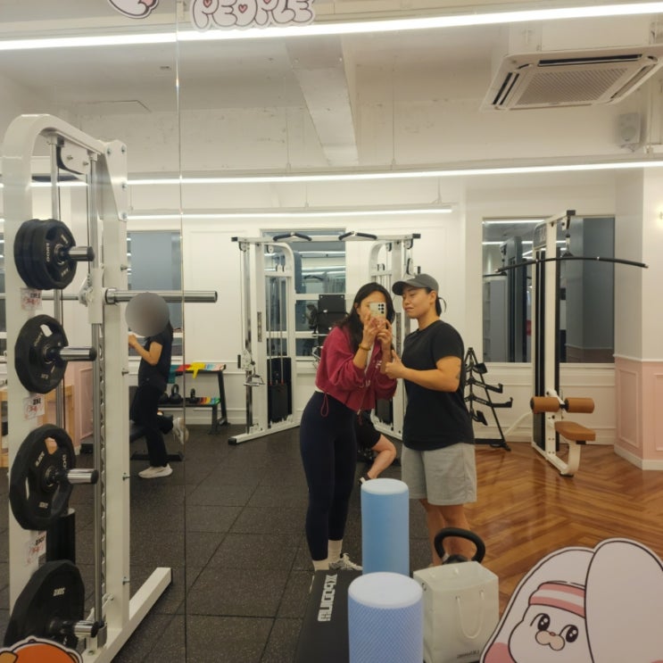  오운완하기 딱 좋은 여성전용 헬스장::휘트니스피플 우먼 부평점에서 PT받기