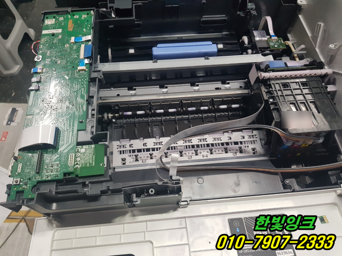 인천 중구 항동 HP9010 프린터수리 프린트헤드문제 색상줄감 색번짐 혼색 무한잉크 헤드교체 설치 작업~ 인천 중구 항동 HP9010 프린터수리 프린트헤드문제 색상줄감 색번짐 혼색 무한잉크 헤드교체 설치 작업~