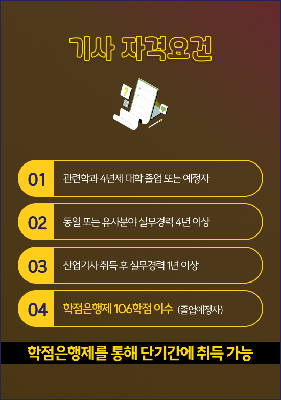  산업안전기사 선임 , 산업안전기사 시험응시자격 학점은행제로 간단하게 완료한 전략