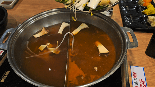 신선한 야채 가득 무한리필로 마음껏 즐기는 진주 평안동 샤브샤브 맛집 채선당