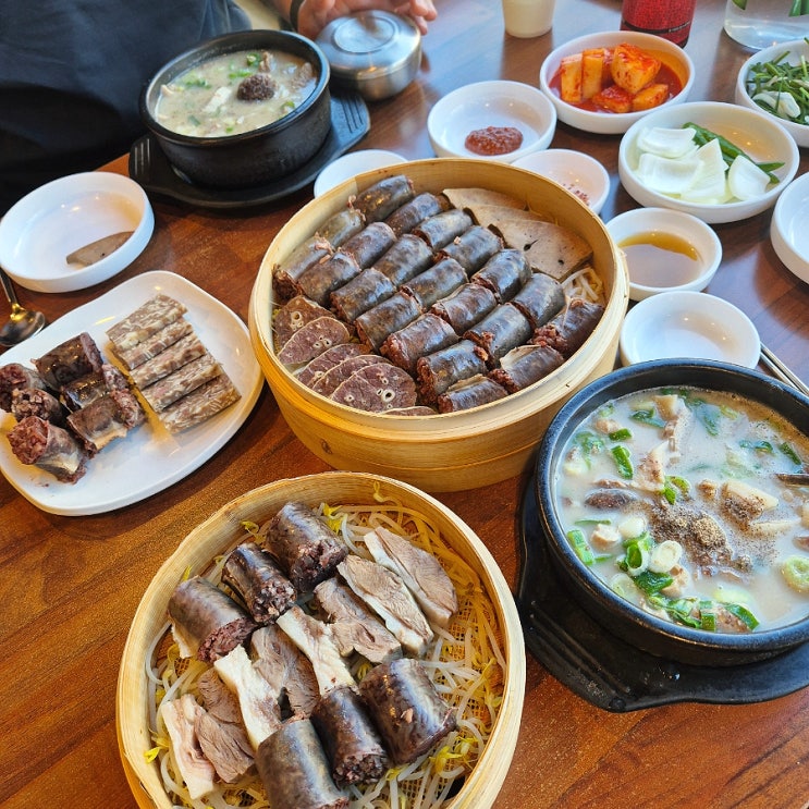  일산 순대국 맛집 대화동 토담순대국에서 대나무찜정식, 편육정식  순댓국 먹고 온 후기