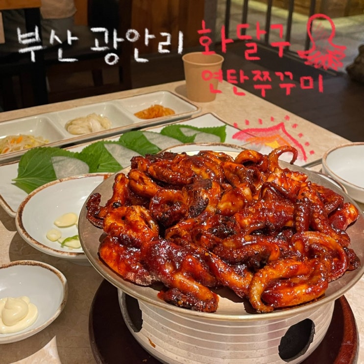  부산 광안리 근처 쭈꾸미 맛집 ‘화달구 연탄쭈꾸미’ 내돈내먹 후기
