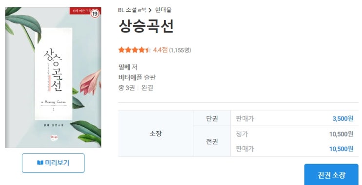 표지 변경) 밀베-상승곡선 (재출간) 표지 변경) 밀베-상승곡선 (재출간)
