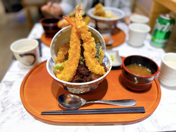  판교 현백 데이트 직장인 점심 텐동 맛집 마츠노하나