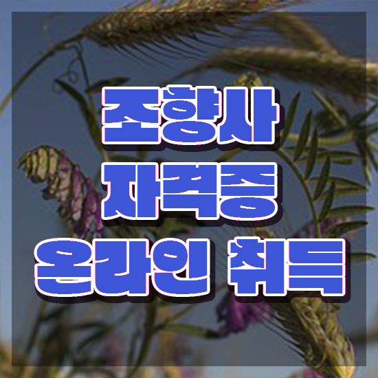  쉬운자격증추천 , 조향사 끝낼수 있었던 노하우