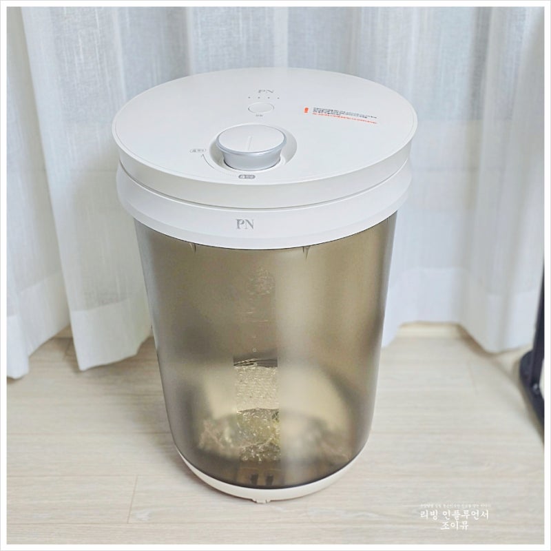 PN풍년 미쁨 진공쌀통 쌀벌레 걱정 없이 20kg 까지 든든하게 쌀 밀폐 보관통