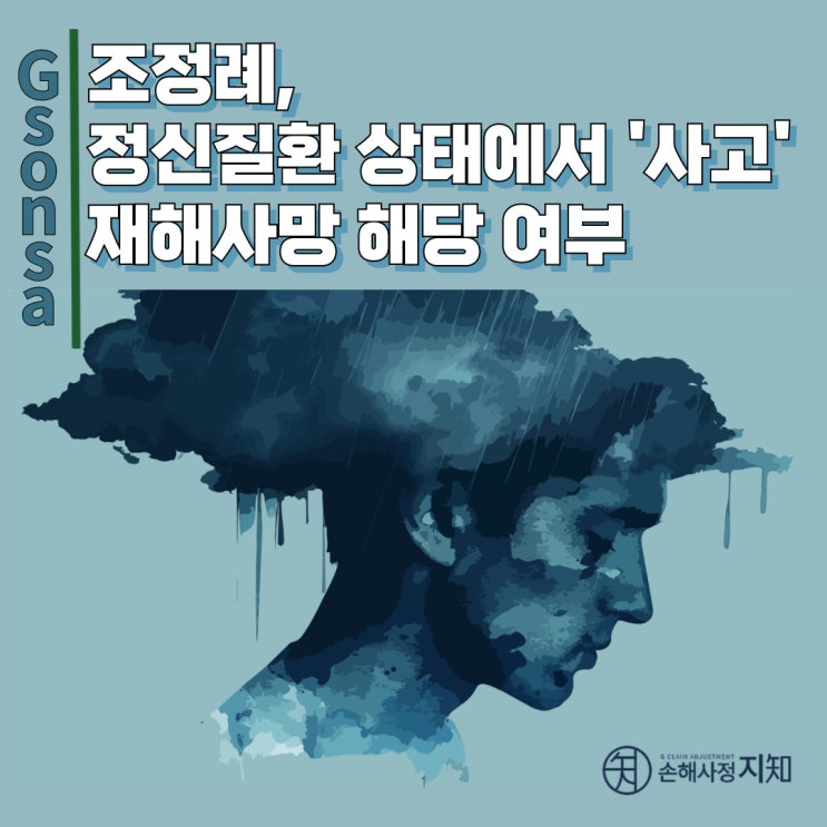  정신질환 상태에서 발생한 사고 재해사망 해당 여부 - [조정례로 풀어보는 보상 이야기]