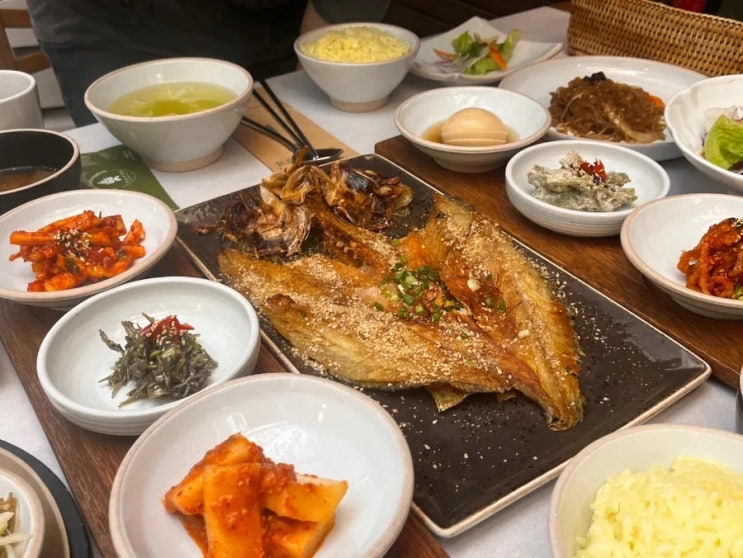  대전 만년동 맛집 부모님 식사 만년한정담 재방문 후기 (보리굴비 한정식)