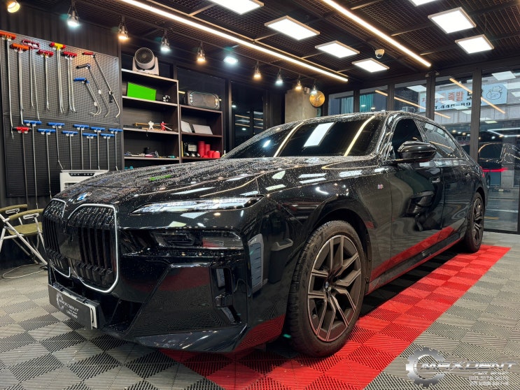  BMW 740i 범퍼 휀다 판금도색 사고수리 말끔한 복원과 신속한 출고