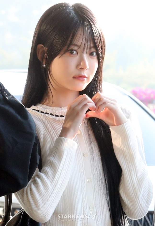 르세라핌 홍은채 '귀여운 막내미'[포토]