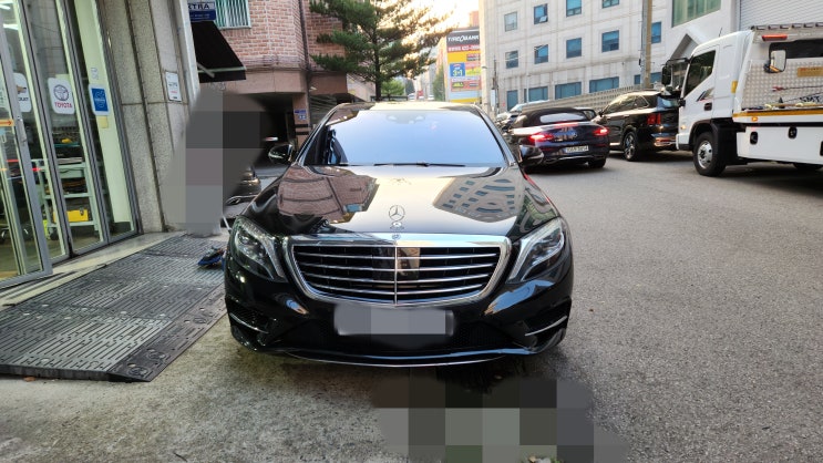  벤츠 w222 애플카플레이 안드로이드 오토 터치 작업