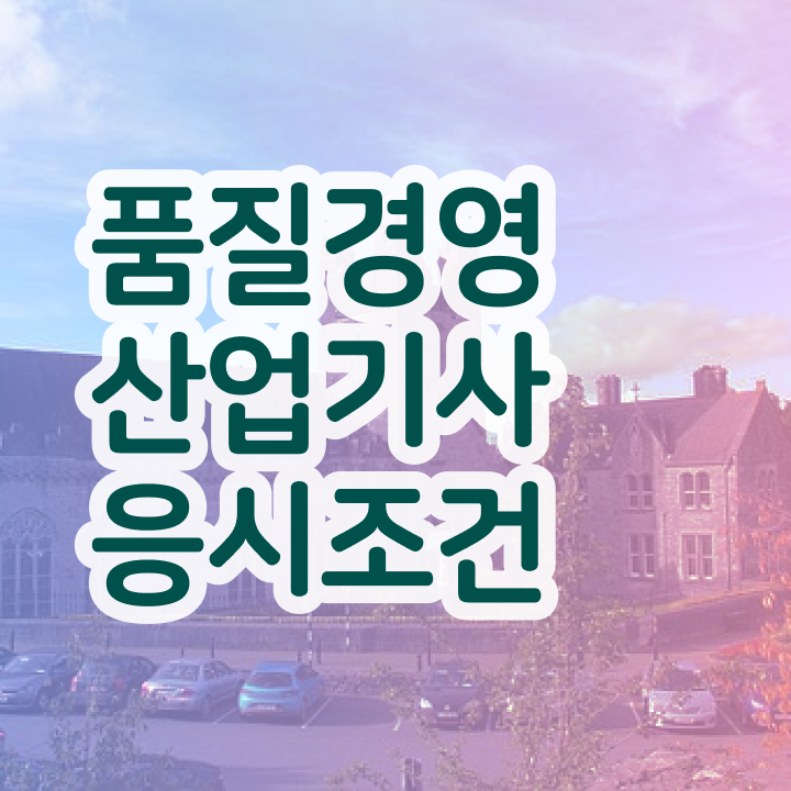  품질경영산업기사 하는일 품질경영산업기사 자격요건 독학으로 간단하게 준비한 노하우