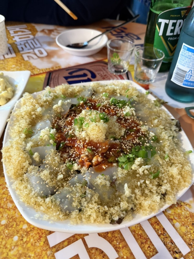  [맛짱조개] 강남구청역 맛집 포뜬산오징어 드디어 영접 평일 웨이팅
