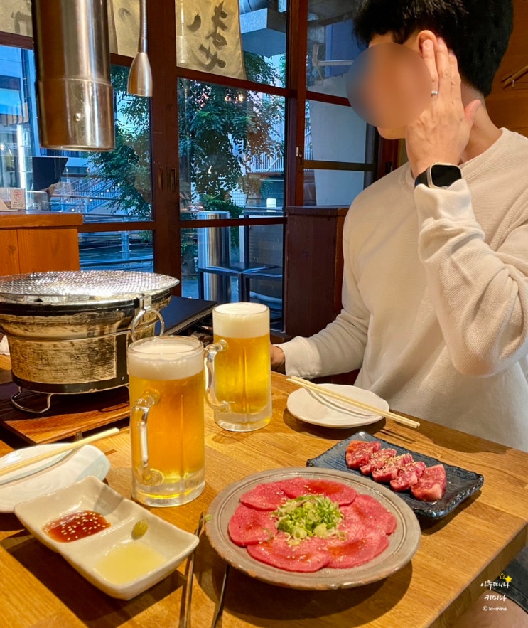  [일본 여행] 오사카 야끼니꾸 맛집, 도톤보리 강이 보이는 미야비 후기(가격, 예약)