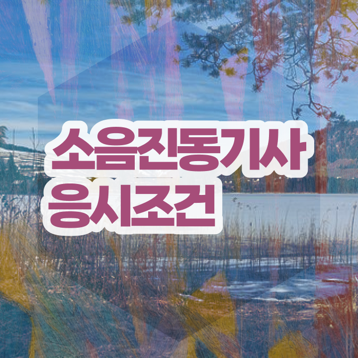  소음진동기사 비전공자 소음진동기사 취득자격 온라인 과정으로 편하게 완료한 팁