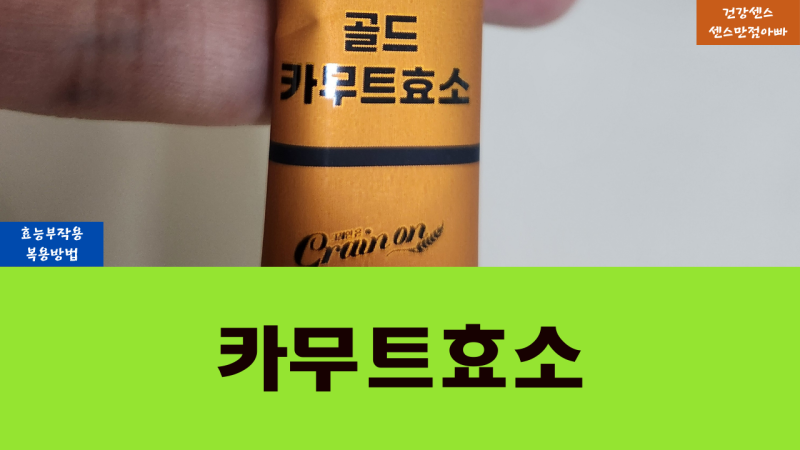 카무트 효소 효능 부작용 그리고 복용 방법